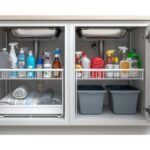 under sink kitchen organization